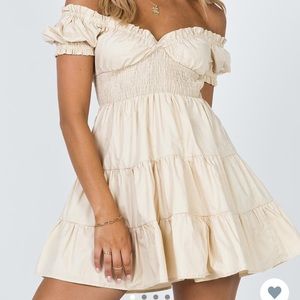 Princess Polly beige Mini Dress